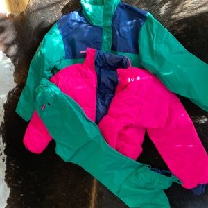 Vintage ski snow snow suit